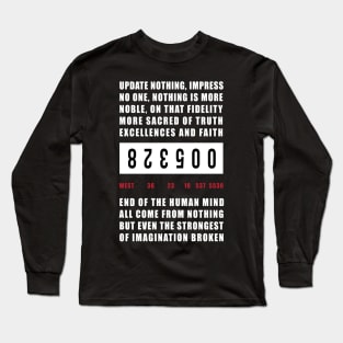 Typography Quotes Long Sleeve T-Shirt